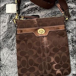 NWT Coach Monogram Crossbody